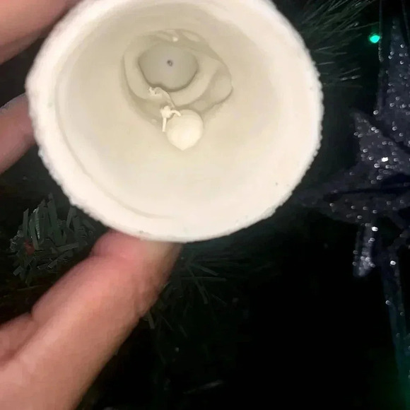 Italian Gold color Little Angel playing a Violin, Christmas blessings. - Picture 7 of 8